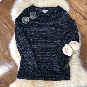 Croft and Barrow black and white sweater.